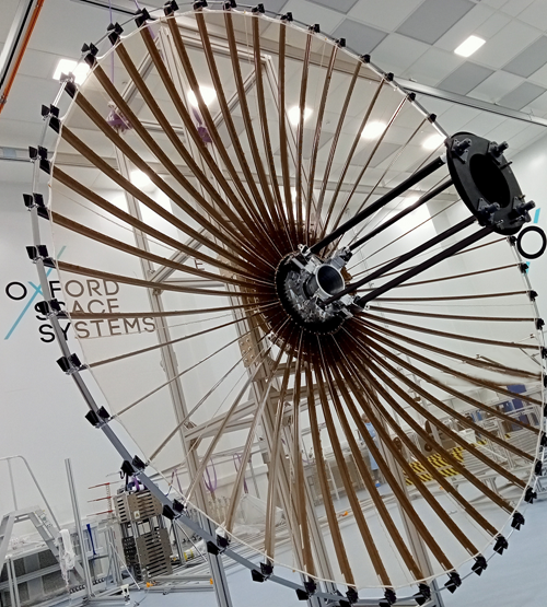 SSTL and Oxford Space Systems complete development of an advanced deployable SAR Antenna Payload
