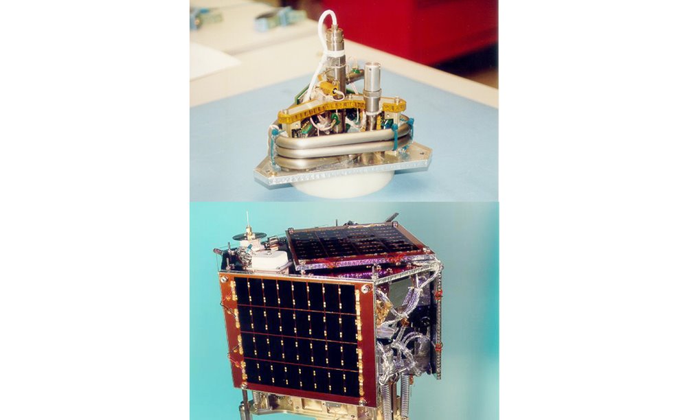 First use of propulsion on a nanosatellite, SNAP-1 (2000)