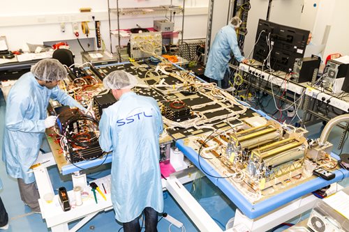First Galileo spacecraft launched carrying SSTL payloads