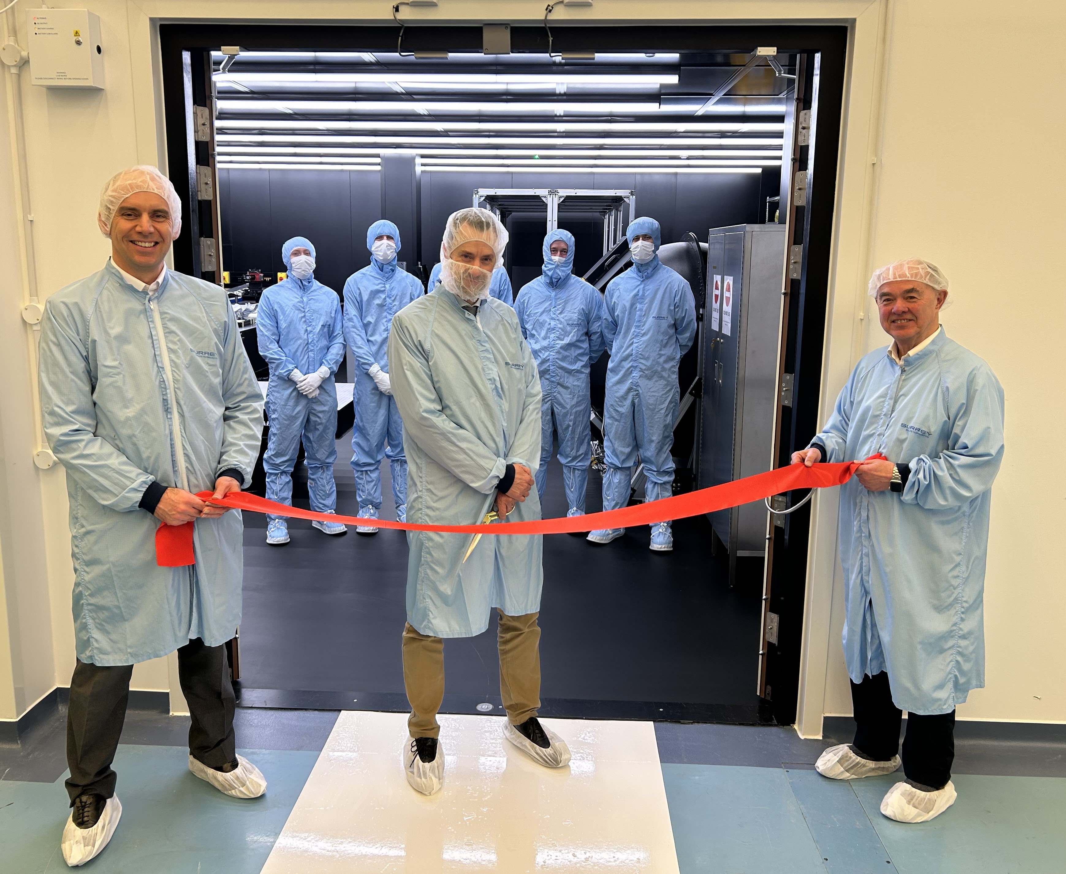 UK Space Agency CEO Paul Bate Opens New Optical Cleanroom