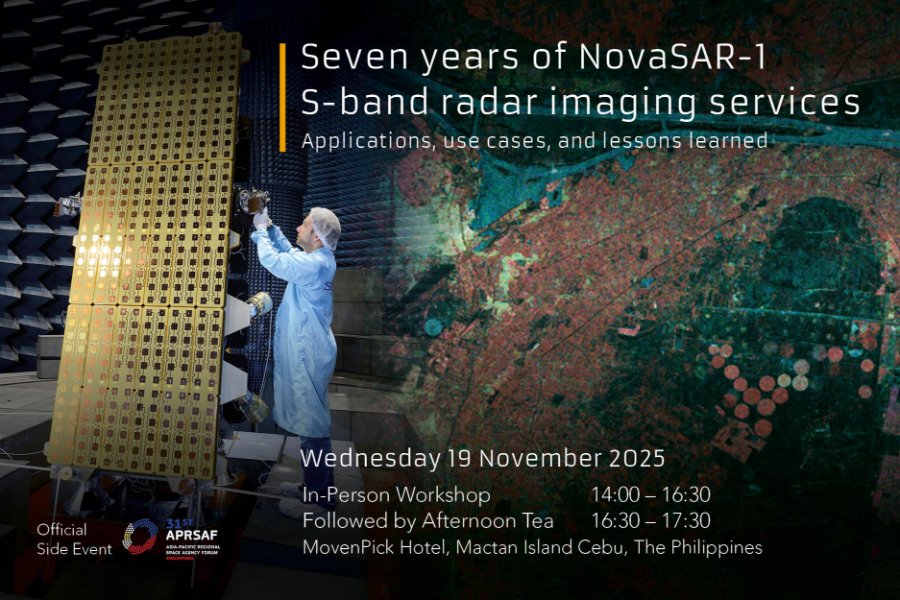NovaSAR-1 Asia Pacific Workshop - Presentations Requested